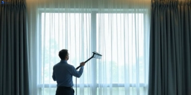 Commercial curtain steam cleaning service wavell-heights hotels offices