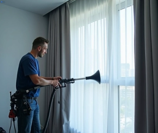 Professional curtain steam cleaning process equipment Matty Curtain Cleaning wavell-heights