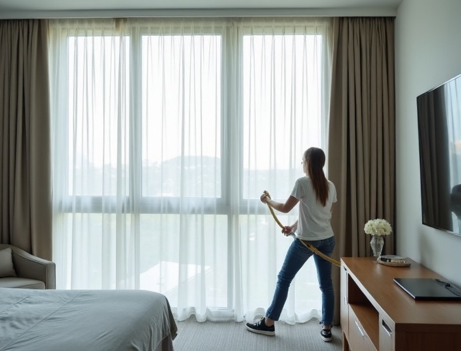 Wavell Heights Sheer Curtain Cleaning